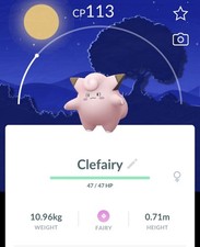 Clefairy Dancing In The Moonlite Background‎ Pokemon Gen1 Go Pokémon Clefable picture