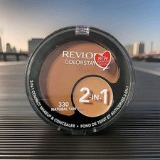 New Revlon Colorstay 2-in-1 Compact Makeup & Concealer - 330 Natural Tan  picture