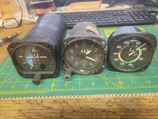 Vintage Aircraft Instruments- Set Of 3 picture