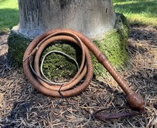 INDIANA JONES - F&G CUSTOMS 8-foot Leather Bullwhip Cosplay ANY FILM STYLE picture