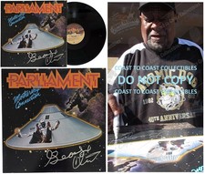 George Clinton Signed Mothership Connection Album COA Proof Autographed Vinyl picture
