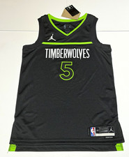 Anthony Edwards #5 Minnesota Timberwolves Jordan NBA Jersey Men’s Small NWT picture