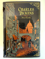 Charles Dickens Five Novels Leather Bound Hardcover B&N Classics 2011 picture