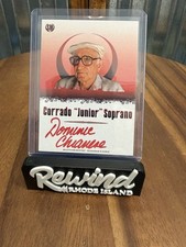 Dominic Chianese Signed Sopranos Uncle Junior Card Red Ink IP Autograph DC-1 picture