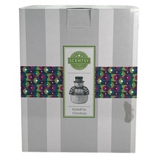 Scentsy Kickoff to Christmas Snowman Scented Wax Warmer Figurine With Box picture
