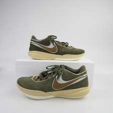 Nike LeBron Basketball Shoe Men's Olive Used 13 picture