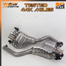 12-17 BENTLEY CONTINENTAL GT REAR LEFT RIGHT EXHAUST MUFFLER ASSEMBLY SET OEM picture