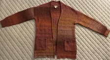 Christian Siriano New York Ombré/Space-Dye Cardigan Sweater Women’s Size Medium picture