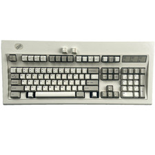 Vintage IBM Mechanical Keyboard Clickity Clack Model M R1 1984 Made USA Computer picture