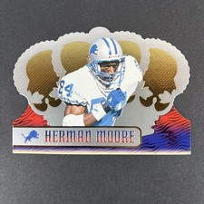 1999 Pacific Crown Royale Herman Moore #50 Limited Series 07 /99 Diecut Lions picture