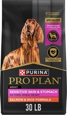 Purina Pro Plan Sensitive Skin, Stomach Salmon and Rice Formula Dog Food, 30 lbs picture