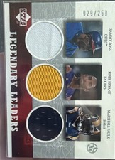 2002-03 Upper Deck UD Superstars - Legendary Leaders Triple  picture