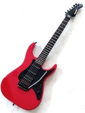 Good operation80s 1986 FERNANDES early FR-55 RED/BK short scale red/black FRT picture