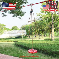 [HOT SALE] 65ft Zipline Kit for Kids and Adults, Slackers Zipline up to 500 lbs. picture