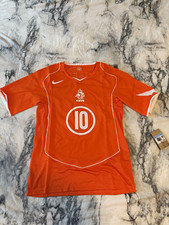 Nike Netherlands 2004 T90 Ruud Van Nistelrooy #10 Jersey Mens M IF2942-819 NWT picture