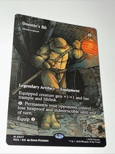 MTG Donnie's Bo  Borderless Teenage Mutant Ninja Turtles M 0017 - Magic Card picture