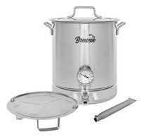 BREWSIE Stainless Steel Home Brew Kettle w/ Dual Filtration picture