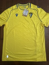 Cadiz CF Home Jersey 25/26 - Macron Soccer - Men Medium NEW picture