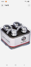 Genuine Schaller S-Locks Strap Locks. Satin Chrome. Guitar/Bass Made in Germany picture