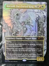 Korvold, Fae-Cursed King  2761 - Secret Lair Drop Foil Ian Miller In Hand picture
