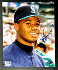 Ken Griffey Jr Signed Vintage 8x10 Photo Seattle Mariners Steiner COA picture