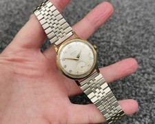 Gents Vintage Zitura Watch 17 Jewels Swiss Made Round Dial Sub Seconds Hand picture