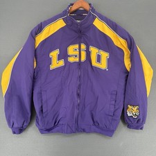 Colosseum Athletics 'LSU Tigers' Full-Zip Windbreaker Jacket - Men's Size M picture