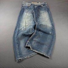 BKE Buckle Mens Vintage Y2K Bootcut Jeans Distressed Thick Stitch Denim 36x33 picture