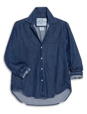 Frank & Eileen New Famous Denim Relaxed Button-Up Shirt Dark Indigo  All Sizes picture