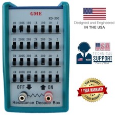 7 decade 1W Resistance Box Resistor Substitution ✔0~11,111,110 Ohm ✔USA Warranty picture