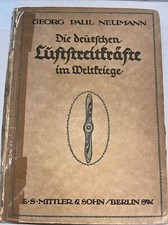 Die Deutschen Luftstreitkrafte Im Weltkriege 1920 picture