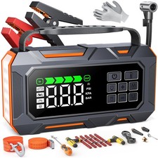 TREKURE 16-in-1 Car Jump Starter with Air Compressor 160PSI, 8000A Jump Starter picture
