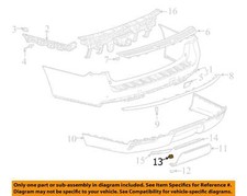 GM OEM 21-23 Enclave Bumper Components-Access Cover Retainer Nut 11602568 picture