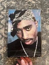 2pac Tupac Shakur Makaveli Branded Shoes Men’s Size 10.5 Brown White Sneakers picture