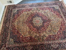 Vintage Karastan Medallion Kirman 8'6