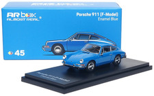 Almost Real AR Box Enamel Blue Porsche 911 (F-Model) 1:64 Diecast Car 641001001 picture