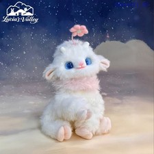 27CM Cute Luna White Lamb Healing Plush Doll Desktop Ornament Birthday Gift New picture
