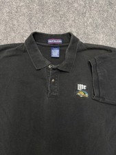 Vintage Jacksonville Jaguars Old Logo Black Polo Shirt Men's XL 90s Faded picture