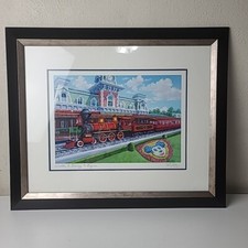 Disney Parks Walter E. Disney #1 Engine Larry Dotson Signed 23
