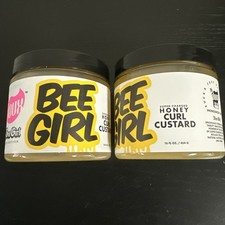 Lot of 2 The Doux Bee Girl Super Charged Honey Curl Custard - 16 floz [NEW] picture