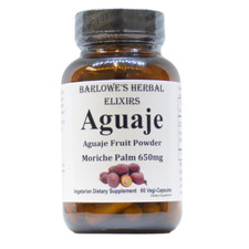 Aguaje Fruit Powder | 650 mg | 60 Vegi- Capsules | Glass Bottles | Stearate Fre picture