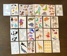Vintage Mrs. Grossman’s Stickers Lot “Animals &Dinos” picture