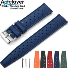 Tropical Silicone Watch Strap Band Quick Release Watch Band 18mm 20mm 22mm Smart picture