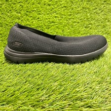 Skechers On The Go Flex Cutie Womens Size 7.5 Black Casual Walking Slip On Shoes picture