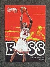 1998-99 SkyBox Thunder Scottie Pippen Boss #15 of 20 B Insert Chicago Bulls picture