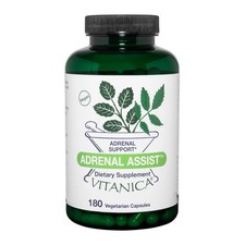 Vitanica, Adrenal Assist, Adrenal Support, Vegan, 180 Capsules picture