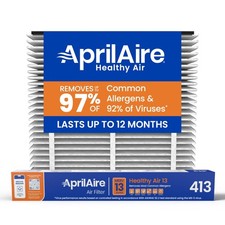 Aprilaire 413 Merv 13 Air Filter 16x25x4 Genuine OEM New, damaged box picture