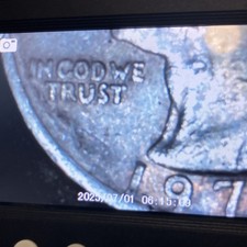 1977 P  MISS Strike Obverse  Washington Quarter   Left  of  in and Trust   error picture