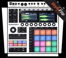 Native Instruments Maschine Plus | White | Protective Decal | StyleFlip Skins picture