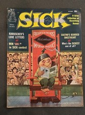 Vintage SICK Magazine October 1961 Issue No 6 Khrushchev Love Letters Satire picture